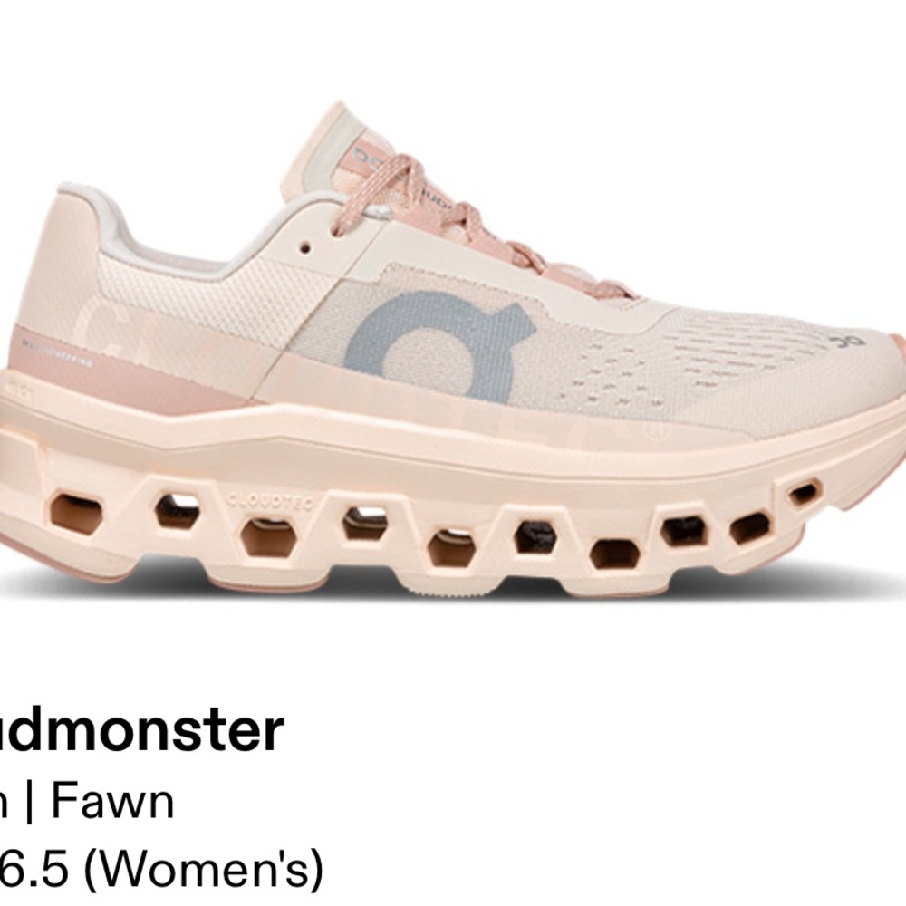 On Running Cloudmonster Women's Shoes in Fawn